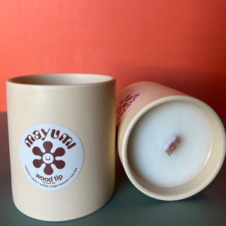 WOOD TIP ZACK FOX CANDLE: tobacco + plum + vanilla