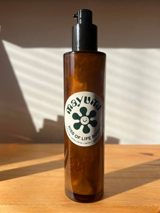 KISS OF LIFE GLOW BODY OIL: matcha tea + white citrus + neroli