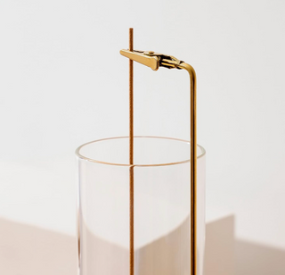 anti-ash glass incense holder