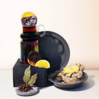 WEEKEND LOVING CANDLE : spiked toddy + ginger crystals