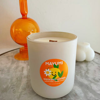 WEEKEND LOVING CANDLE : spiked toddy + ginger crystals