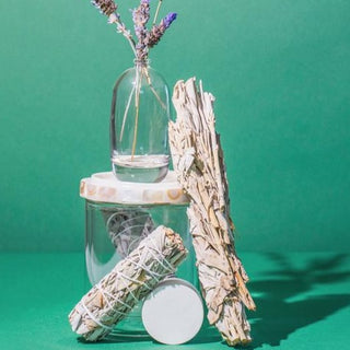SUNDAY MORNING CANDLE: lavender + sage + sandalwood