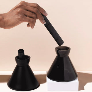 Glass + Charcoal Purifying Diffuser set : Sunday Morning